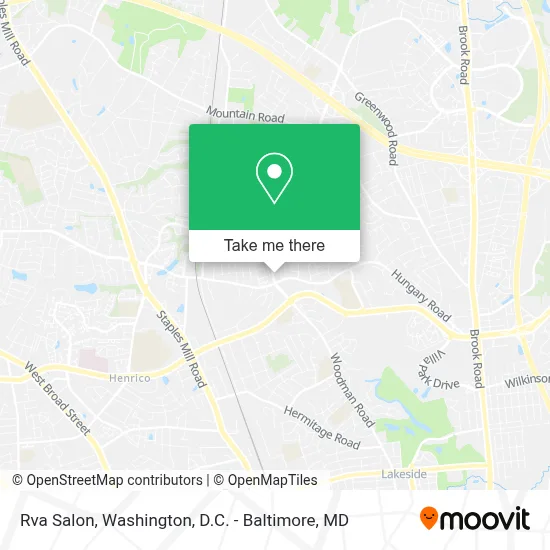 Rva Salon map