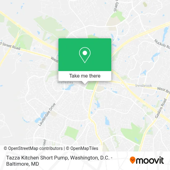 Tazza Kitchen Short Pump map