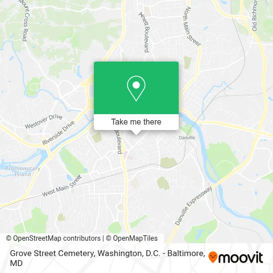 Grove Street Cemetery map