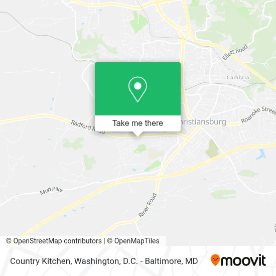 Country Kitchen map