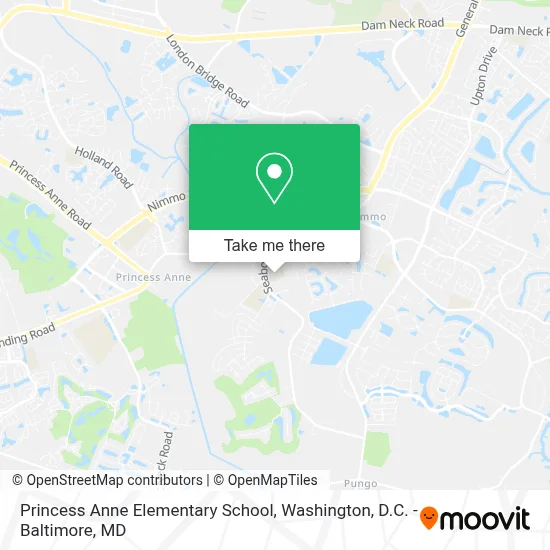 Princess Anne Elementary School map