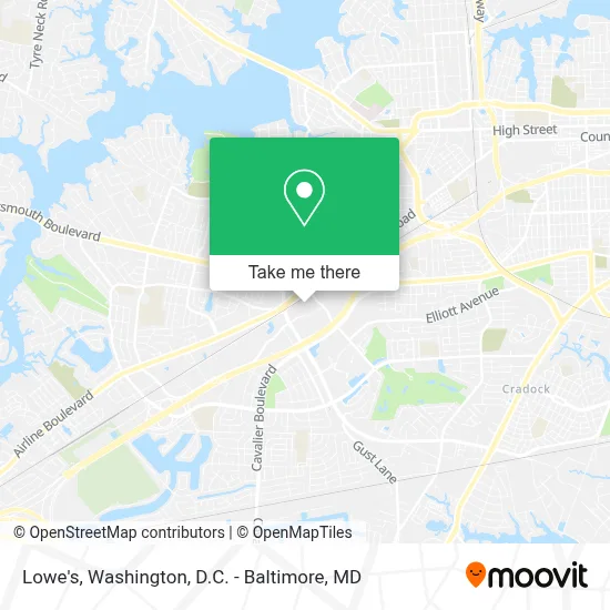 Lowe's map