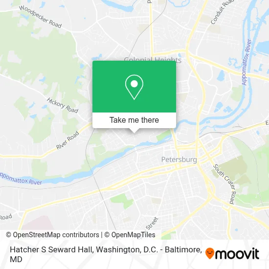 Hatcher S Seward Hall map