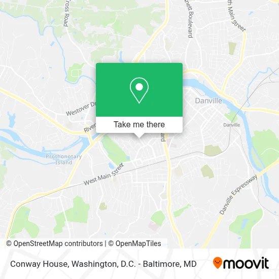 Conway House map