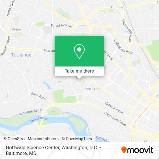 Gottwald Science Center map