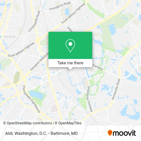 Aldi map