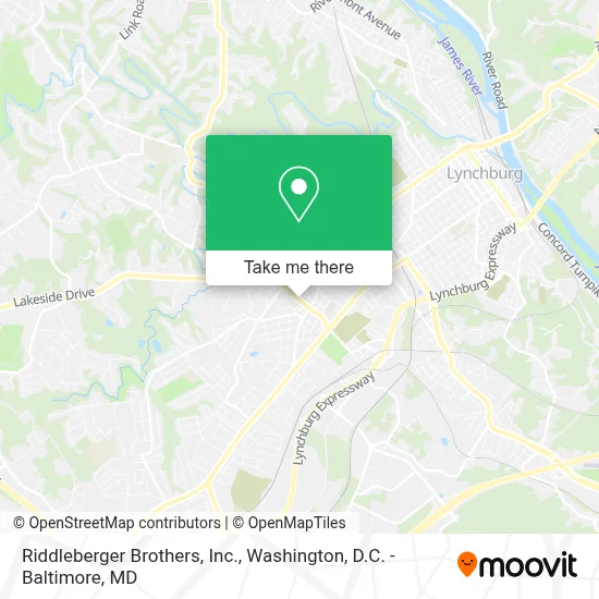 Riddleberger Brothers, Inc. map