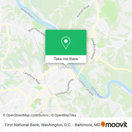 First National Bank map