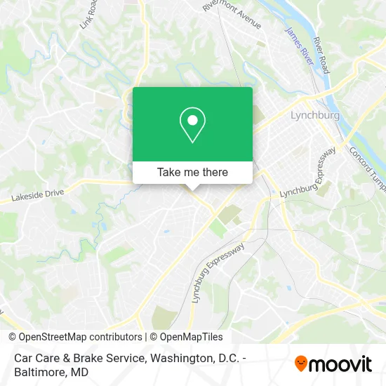 Car Care & Brake Service map