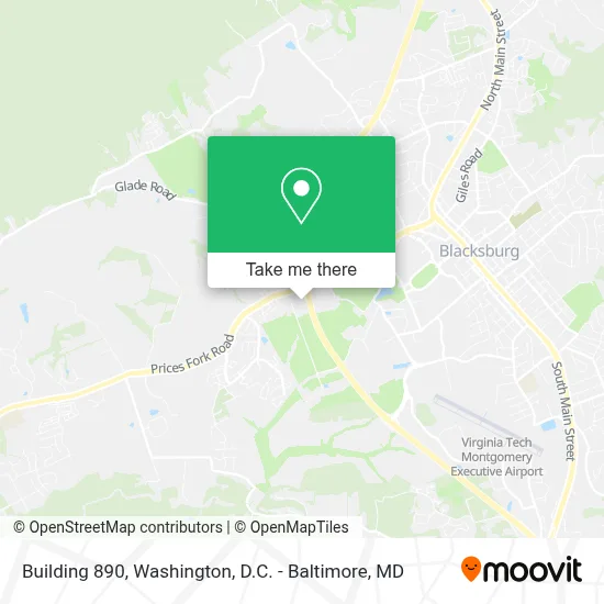 Building 890 map
