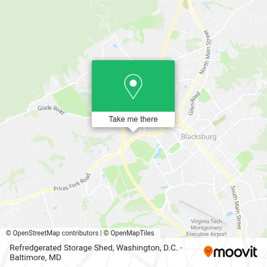 Refredgerated Storage Shed map