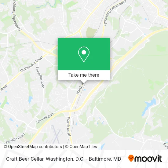 Craft Beer Cellar map
