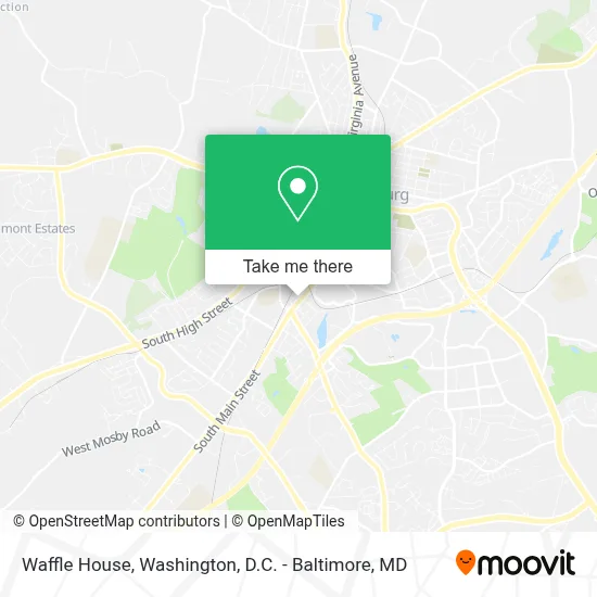 Waffle House map