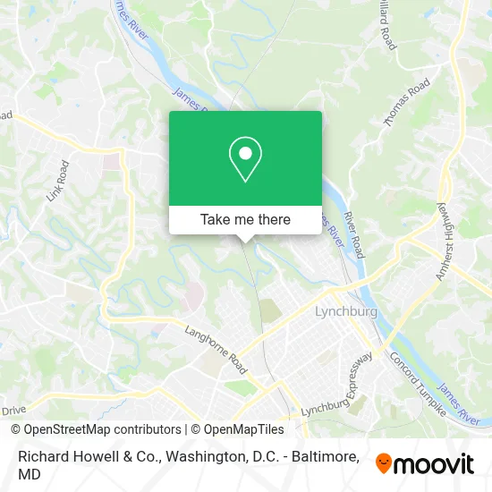 Richard Howell & Co. map