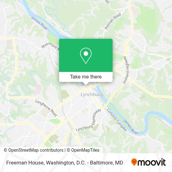 Freeman House map