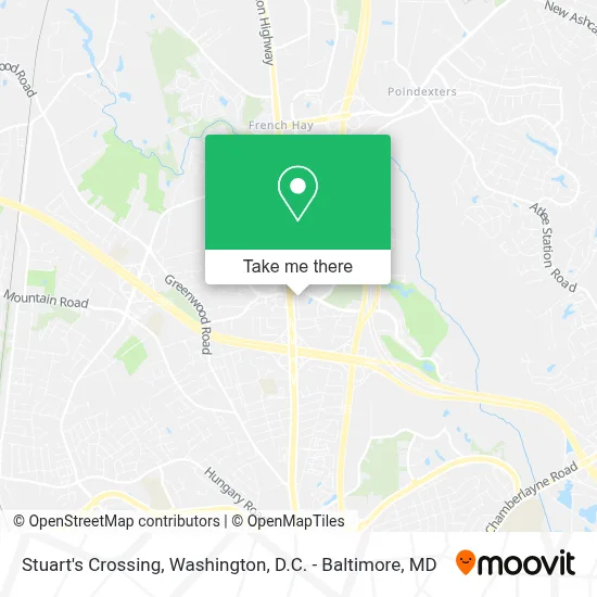 Stuart's Crossing map
