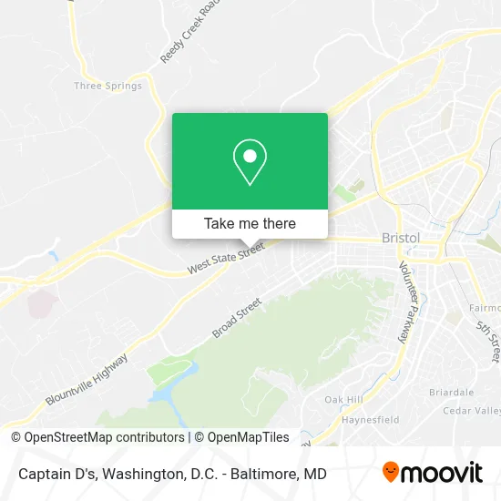 Captain D's map