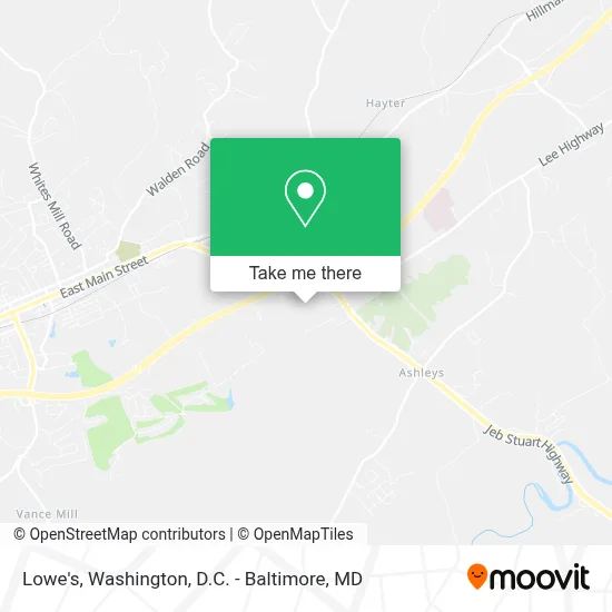 Lowe's map