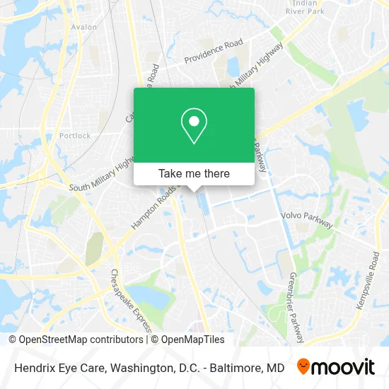 Hendrix Eye Care map