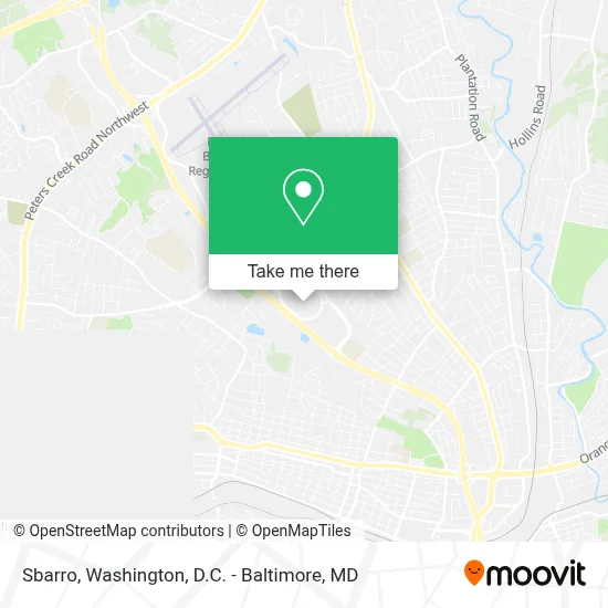 Sbarro map