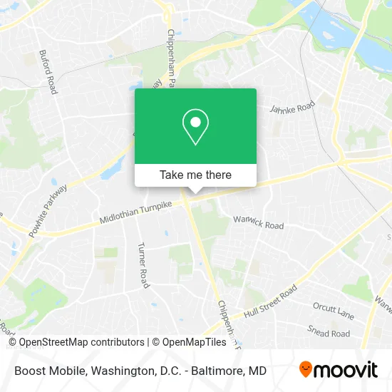 Boost Mobile map