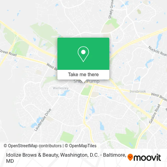 Idolize Brows & Beauty map