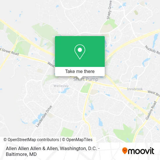 Allen Allen Allen & Allen map