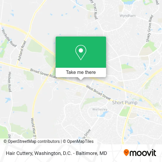 Hair Cuttery map