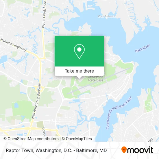 Raptor Town map