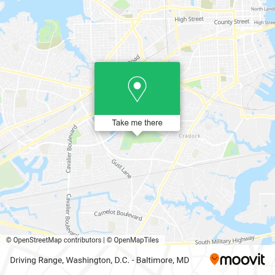 Driving Range map