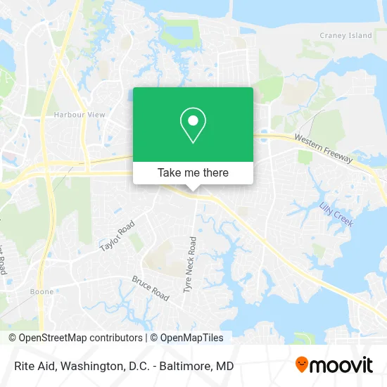 Rite Aid map
