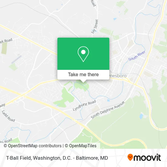 T-Ball Field map
