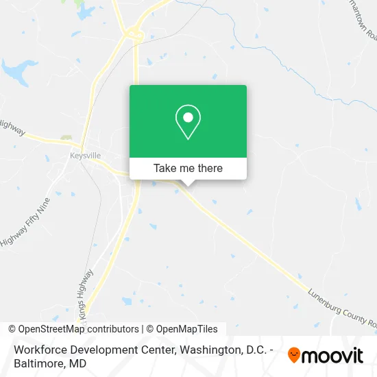 Workforce Development Center map
