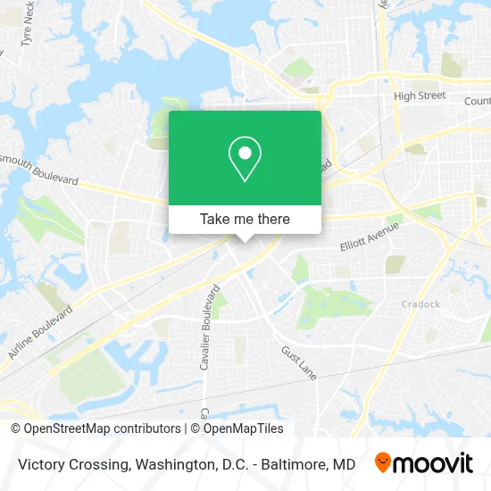 Victory Crossing map