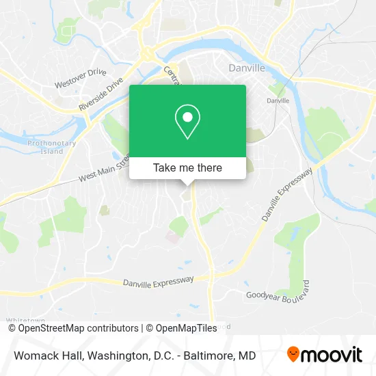 Womack Hall map