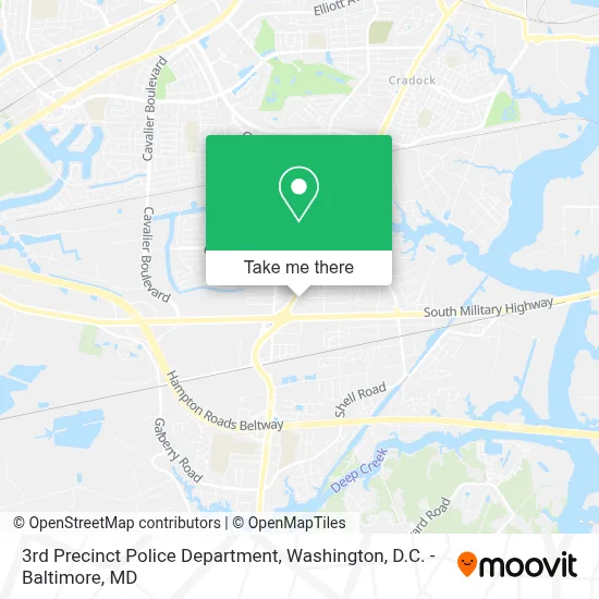 3rd Precinct Police Department map