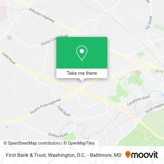 First Bank & Trust map