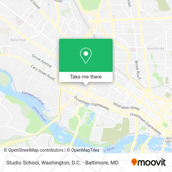 Studio School map