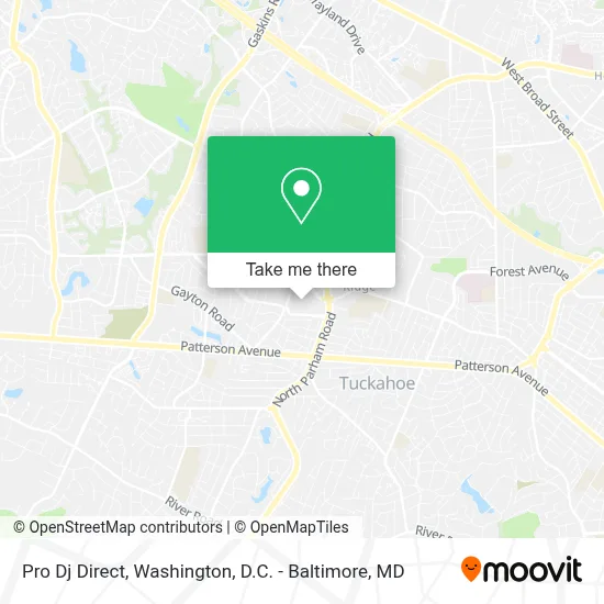 Pro Dj Direct map