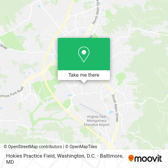 Hokies Practice Field map