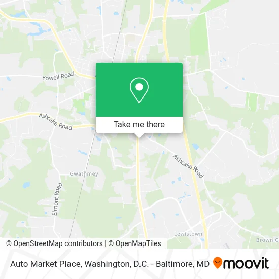 Auto Market Place map