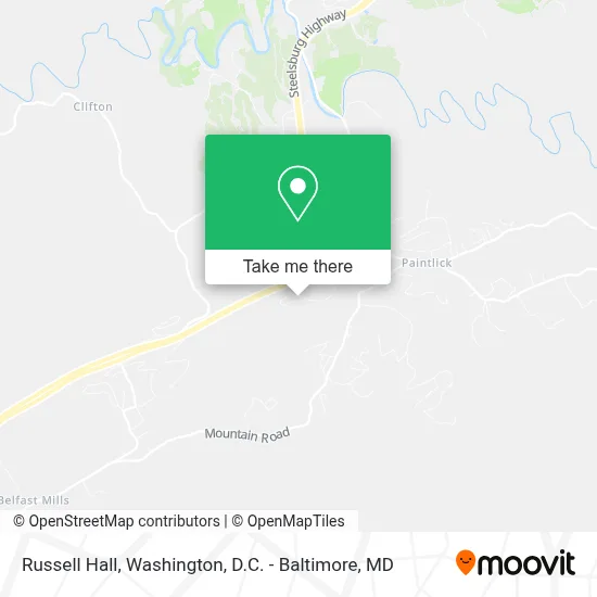 Russell Hall map