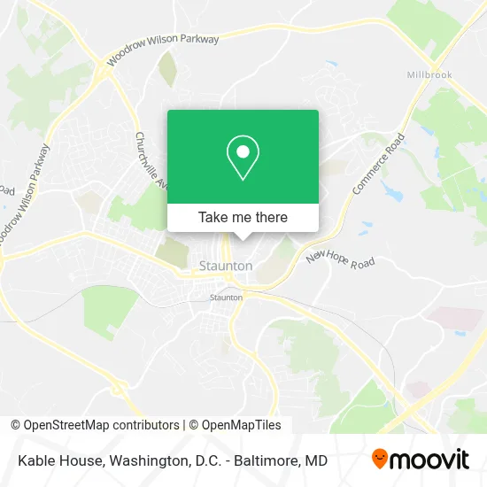 Kable House map