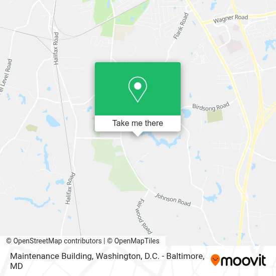 Maintenance Building map