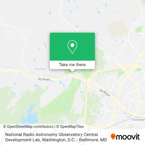 National Radio Astronomy Observatory Central Development Lab map