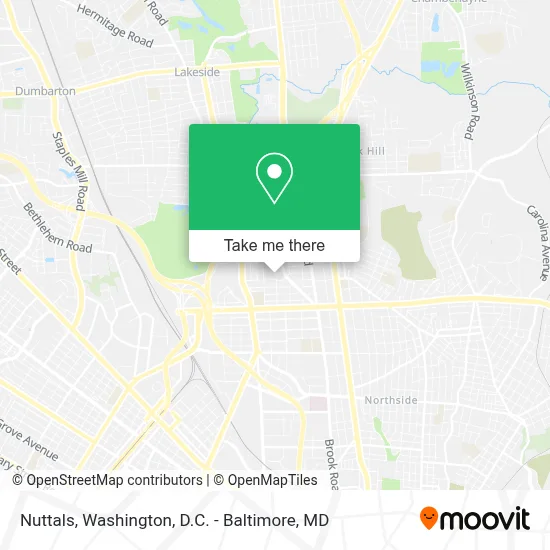 Nuttals map