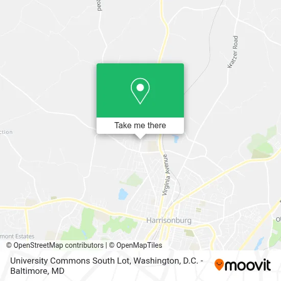 University Commons South Lot map