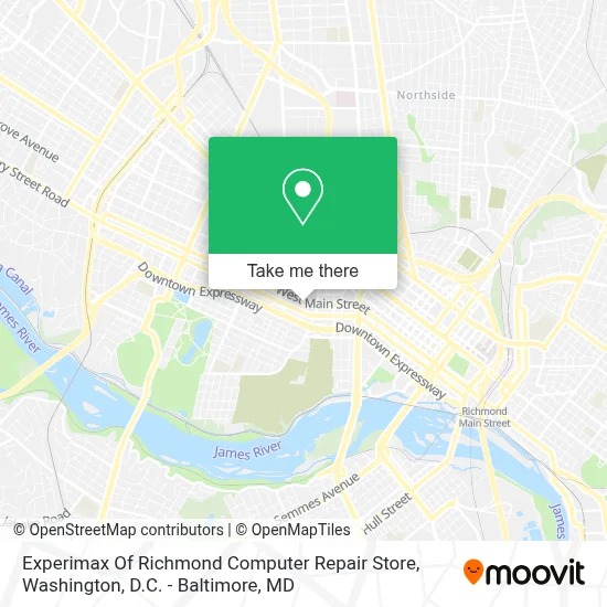 Experimax Of Richmond Computer Repair Store map