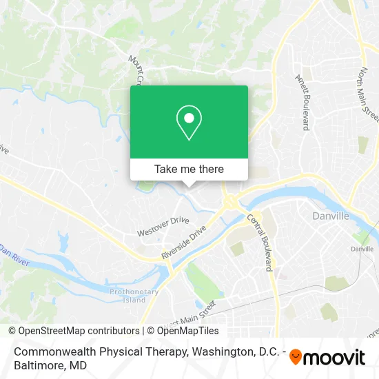 Commonwealth Physical Therapy map