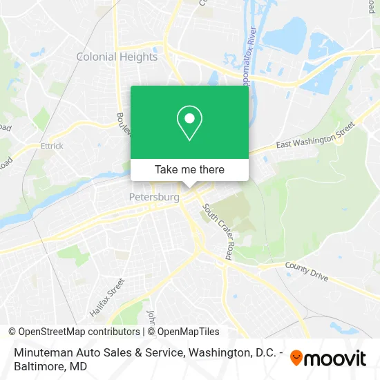 Minuteman Auto Sales & Service map